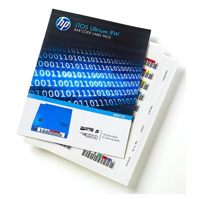 HP LTO5 Ultrium RW Automation Bar Code Labels (110 pack), Q2011A