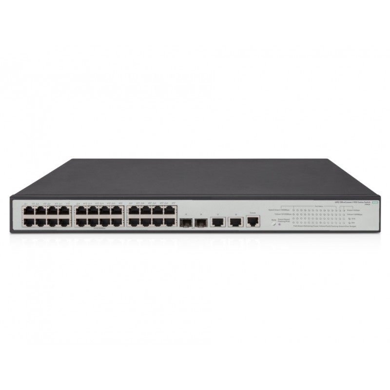 HPE OfficeConnect 1950 24G 2SFP+ 2XGT PoE+ Switch, JG962A