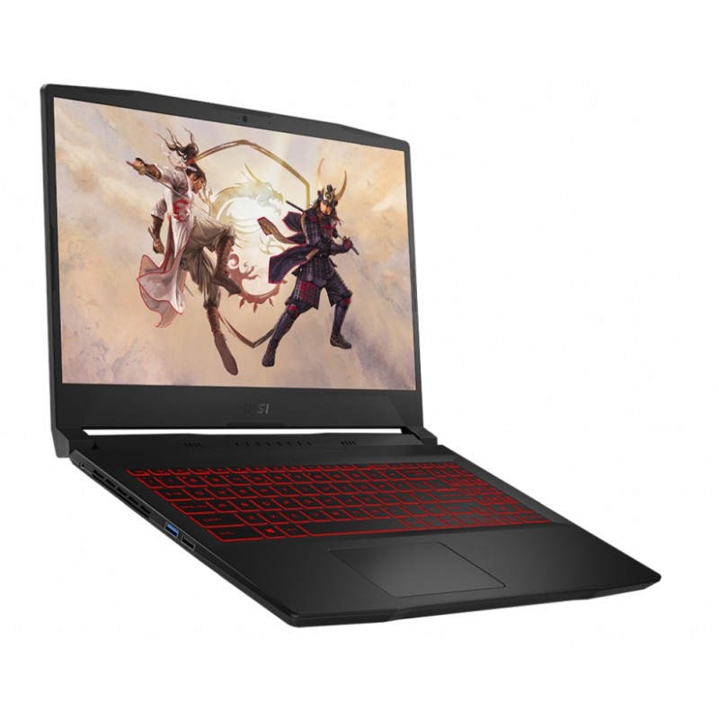 MSI Katana GF66 11UD, RTX3050 Ti GDDR6 4GB, 15.6 FHD 1920x1080 IPS, 144Hz, Tiger Lake i7-11800H (8C/16T, up to 4.60 GHz, 24MB), 16GB