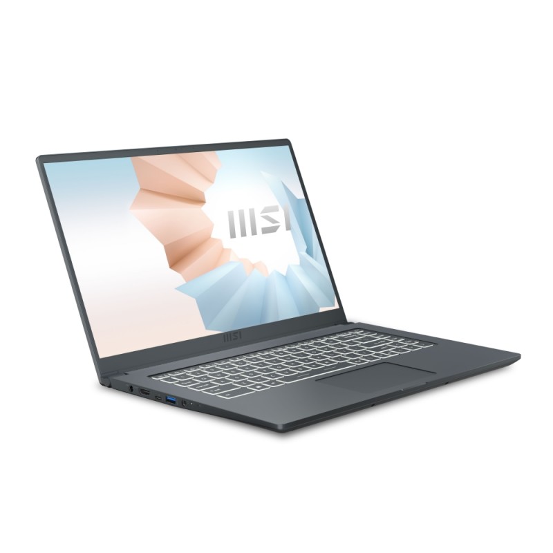 MSI Modern 15 A11MU, 15.6 1920x1080, IPS-Level FHD AG, i5-1155G7 (4C/8T, 2.5GHz, up to 4.5 Ghz, 8MB), Intel Iris Xe Graphics, 8GB DDR4