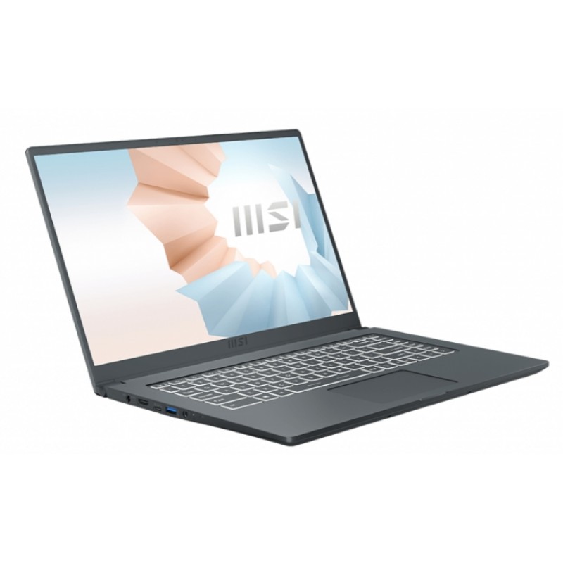 MSI Modern 15 A4M, AMD Ryzen 7 5700U (8C/16T, up to 4.3GHz, 8MB L3), 15.6 FHD 1920x1080, AG, IPS-Level, AMD Graphics, 8GB (1x8) DDR4
