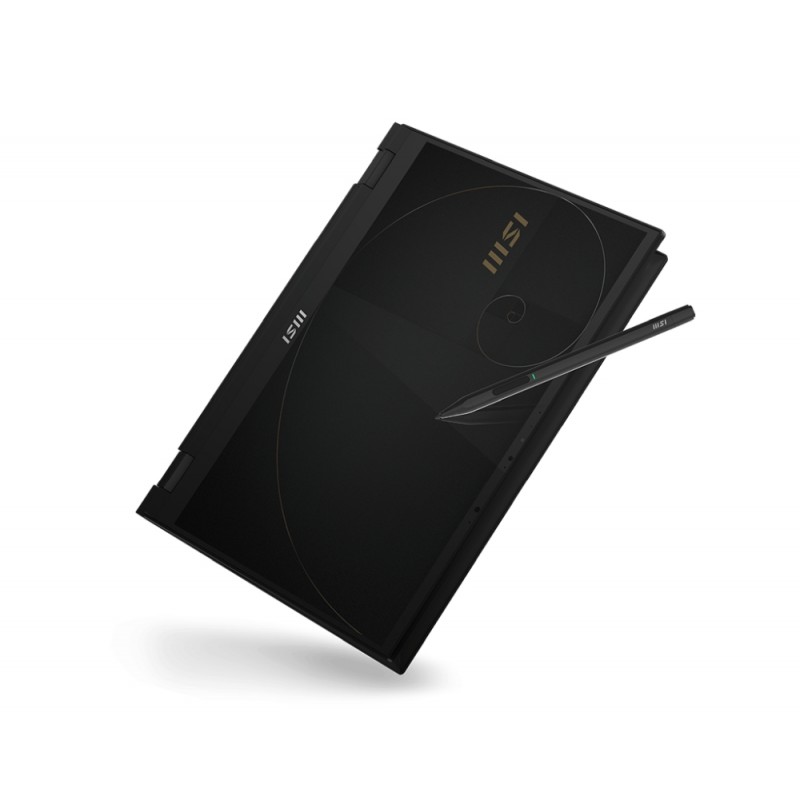 MSI Summit E14 Flip Evo A12MT, 14 QHD+ (2880x1800), Touch IPS-Level, Glare, i7-1280P (14C/20T up to 4.80 GHz), 16GB onboard LPDDR5-4800