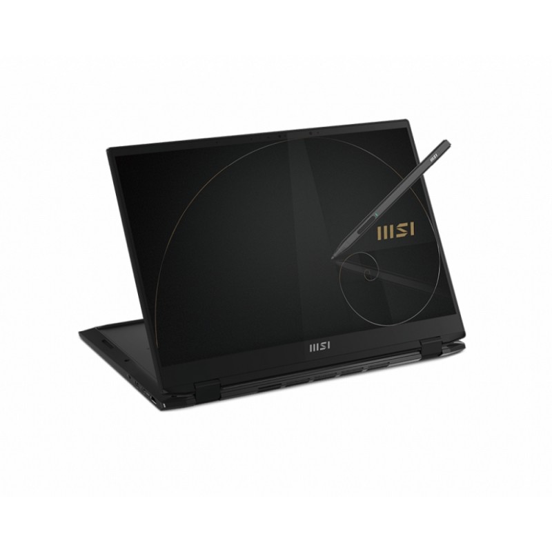 MSI Summit E16 Flip Evo A12MT, 16 FHD+ (1920x1200), 16:10, Touchscreen, 165Hz Refresh Rate, Glare, i7-1280P (14C/20T up to 4.80 GHz)