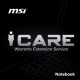 MSI 1Y WARRANTY EXTENSION FOR Notebook, It need to be register with the end-user invoice of NOTEBOOK within 30 days, 957-1XXXXE-008
