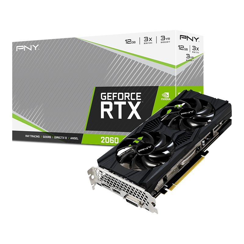 PNY GeForce RTX 2060 12GB Revel, VCG206012DFPPB