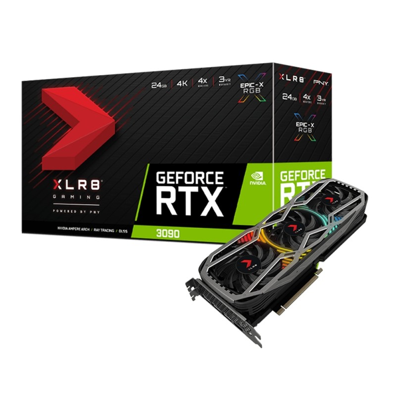 PNY RTX 3090 24GB XLR8 Gaming REVEL EPIC-X RGB, VCG309024TFXPPB