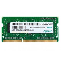Apacer 4GB Notebook Memory - DDR3 SODIMM PC12800 @ 1600MHz
