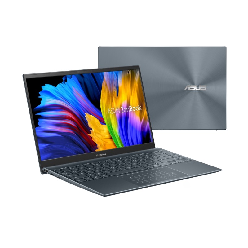 Asus Zenbook UM425UAZ-KI721X, AMD Ryzen 7 5700U 1.8Ghz(12M Cache, up to 4.3 GHz), 14 FHD(1920x1080)400 Nits, DDR4 16GB(ON BD.),512G
