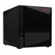 Asustor AS5304T, 4-Bay NAS, Intel Celeron J4105 Quad-Core 1.5 GHz (burst up 2.5 GHz), 4 GB SO-DIMM DDR4,4 x 2.5/3.5 SATA3 HDD or SSD
