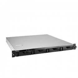 Asustor AS6504RS,1U 4-bay NAS, Intel ATOM C3538 Quad-Core, 8GB DDR4(Max 128Gb),2 x 2.5G 2 x GLAN, PCIe Gen3 by4GbEx1, 4 USB 3.2Gen2 Type-A, PS 250W Single, Rail Kit