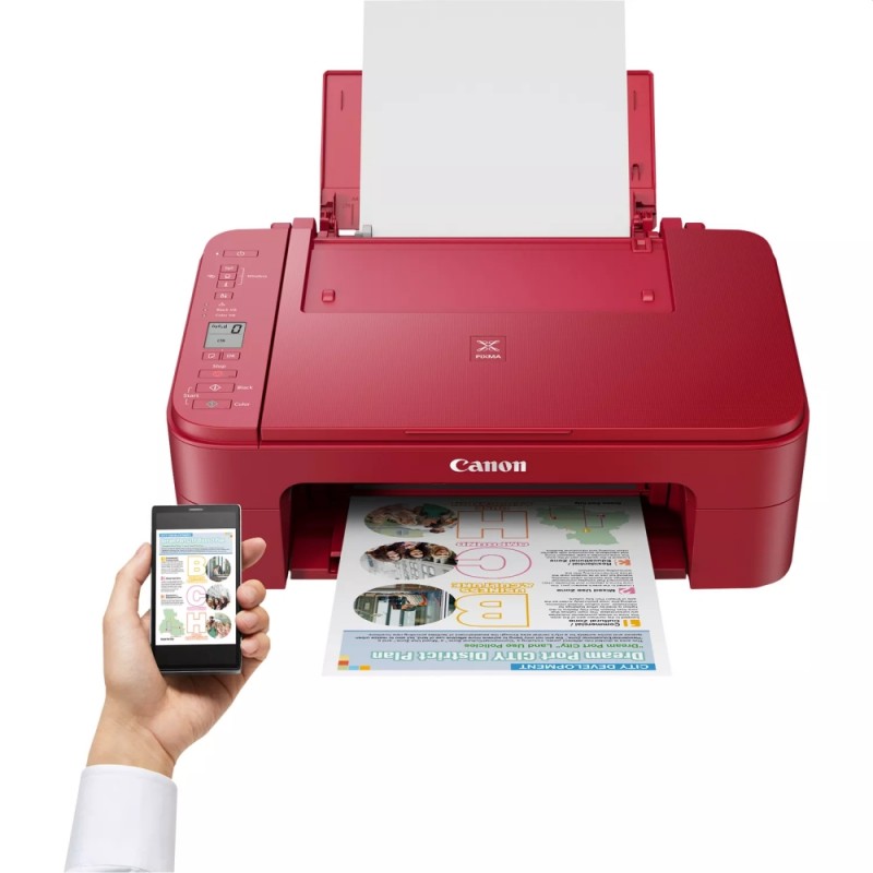 Canon PIXMA TS3352 All-In-One, Red, 3771C046AA