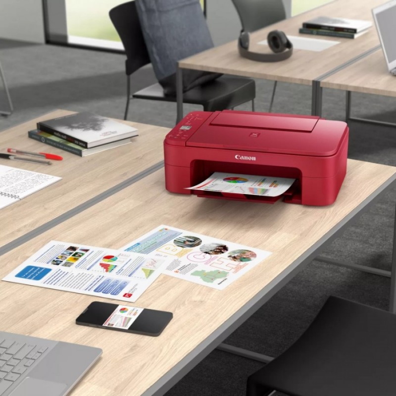 Canon PIXMA TS3352 All-In-One, Red, 3771C046AA