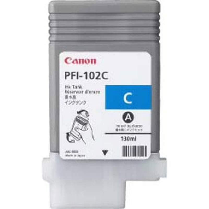 Canon PFI-102, Cyan, 0896B001AA