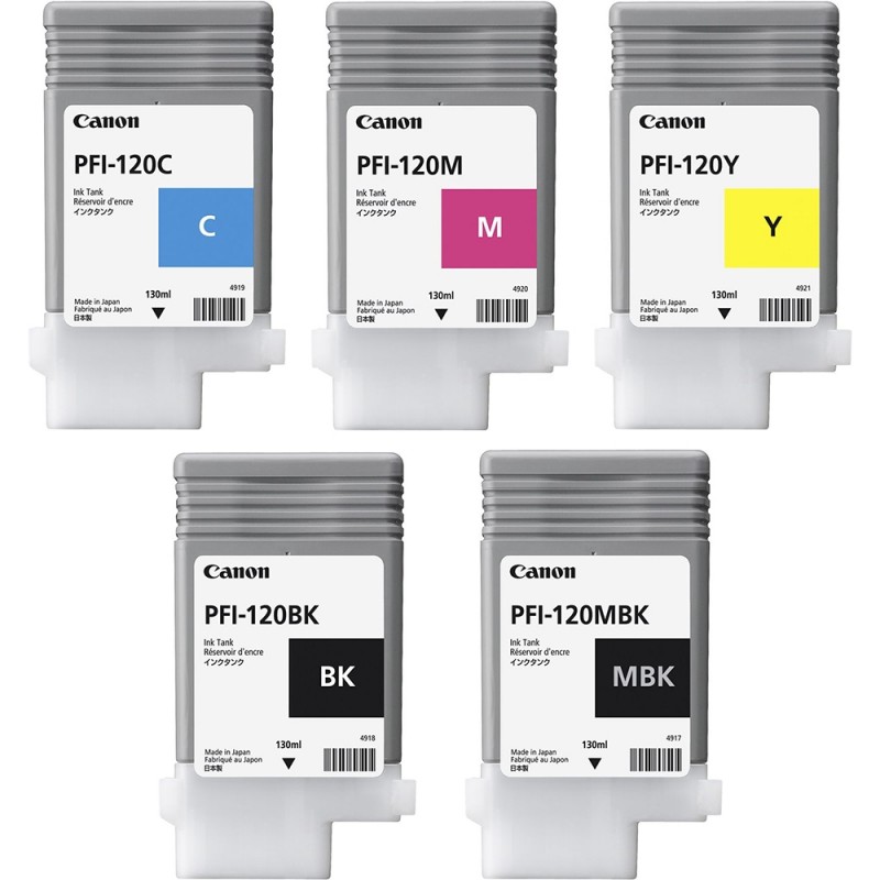 Canon Pigment Ink Tank PFI-120, Yellow, 2888C001AA