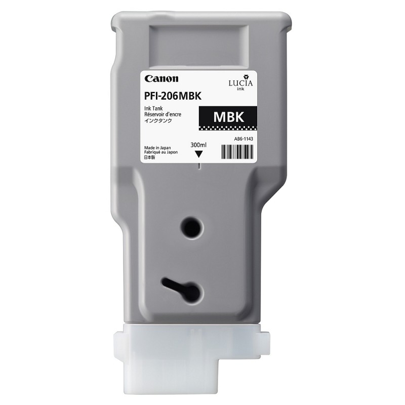 Canon Pigment Ink Tank PFI-206, Matte Black, 5302B001AA