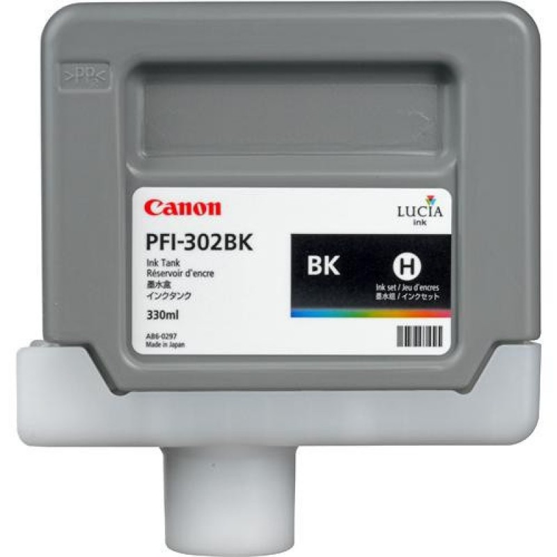 Canon Pigment Ink Tank PFI-302, Photo Black, 2216B001AA
