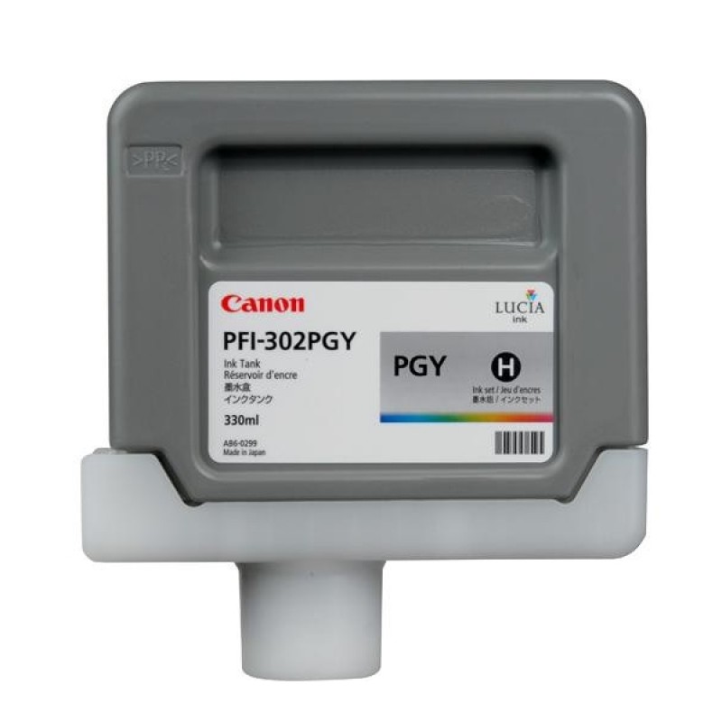 Canon Pigment Ink Tank PFI-302, Photo Grey, 2218B001AA