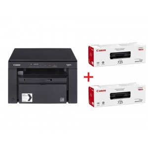 Canon i-SENSYS MF3010 Printer/Scanner/Copier + 2x Canon CRG-725
