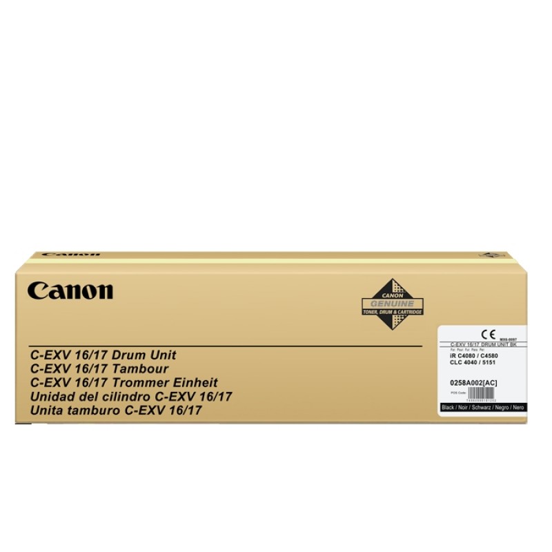 Canon Drum Unit C-EXV 16/17, Black, 0258B002AA