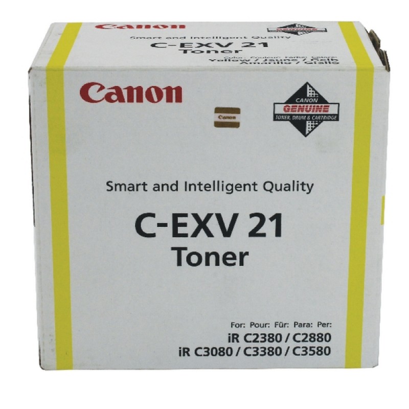 Canon Toner C-EXV 21, Yellow, 0455B002AA