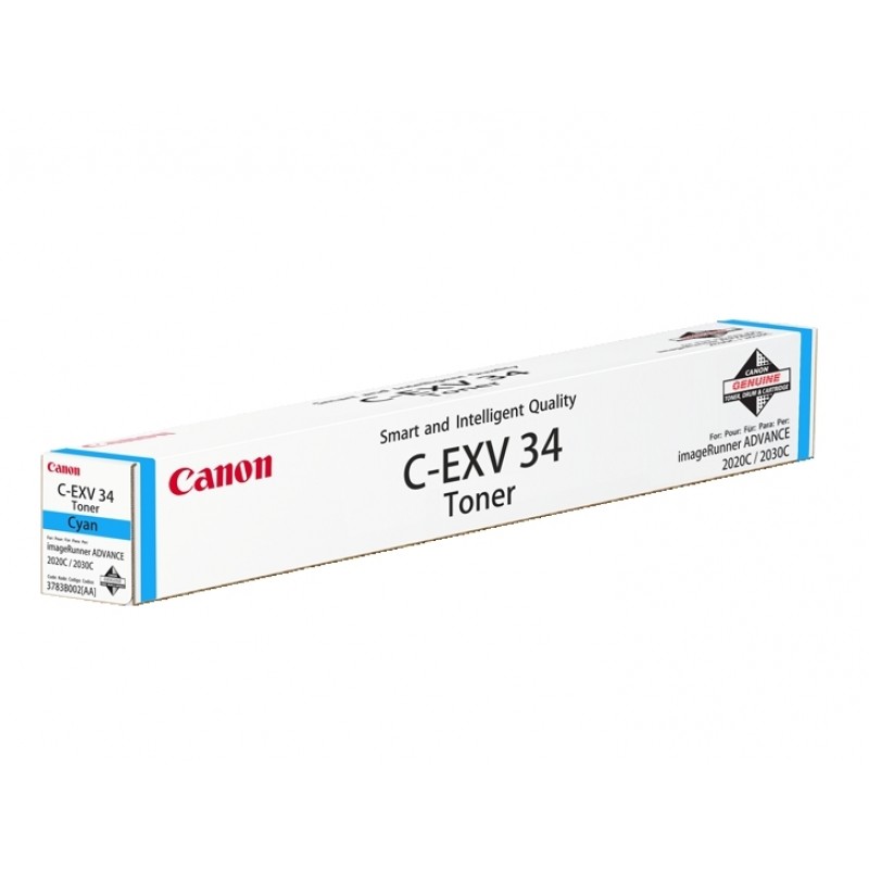 Canon Toner C-EXV 34, Cyan, 3783B002AA