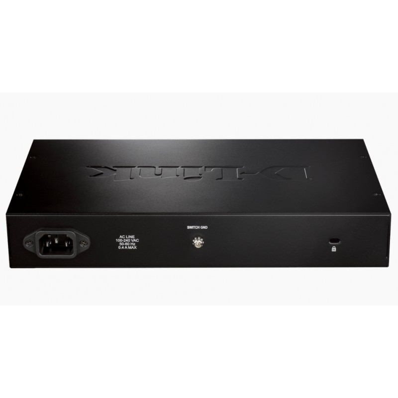 D-Link 16-Port 10/100/1000Mbps Copper Gigabit Ethernet Switch, rack mountable, DGS-1016D