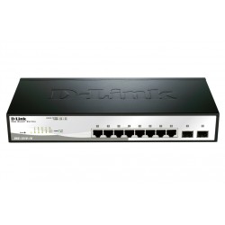 D-Link 10-Port Gigabit Smart Switch with 2 SFP ports