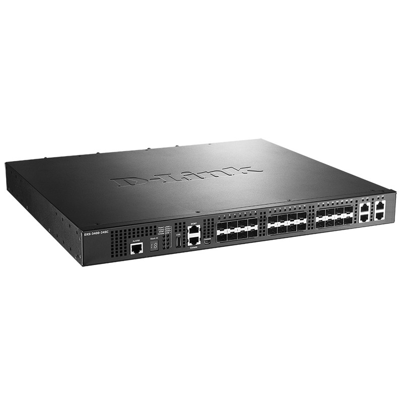 D-Link 20-Port 10G SFP+ and 4-port 10GBASE-T/SFP+ Combo Port, DXS-3400-24SC