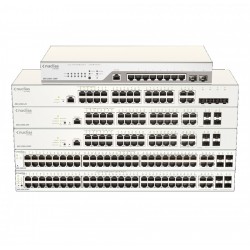 D-Link 28-Port Gigabit PoE+ Nuclias Smart Managed Switch including 4x 1G Combo Ports, 193 W (With 1 Year License)