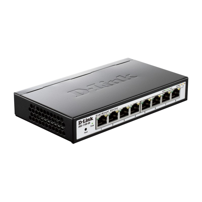 D-Link 8-Port Gigabit Smart Switch, DGS-1100-08V2