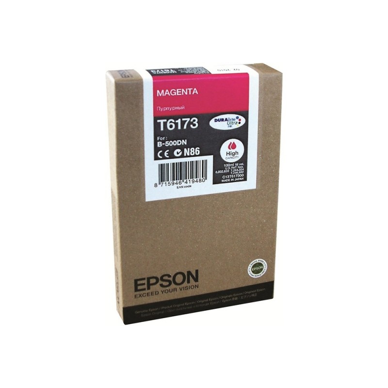 Epson High Capacity Ink Cartridge(Magenta) for Business Inkjet B500DN, C13T617300