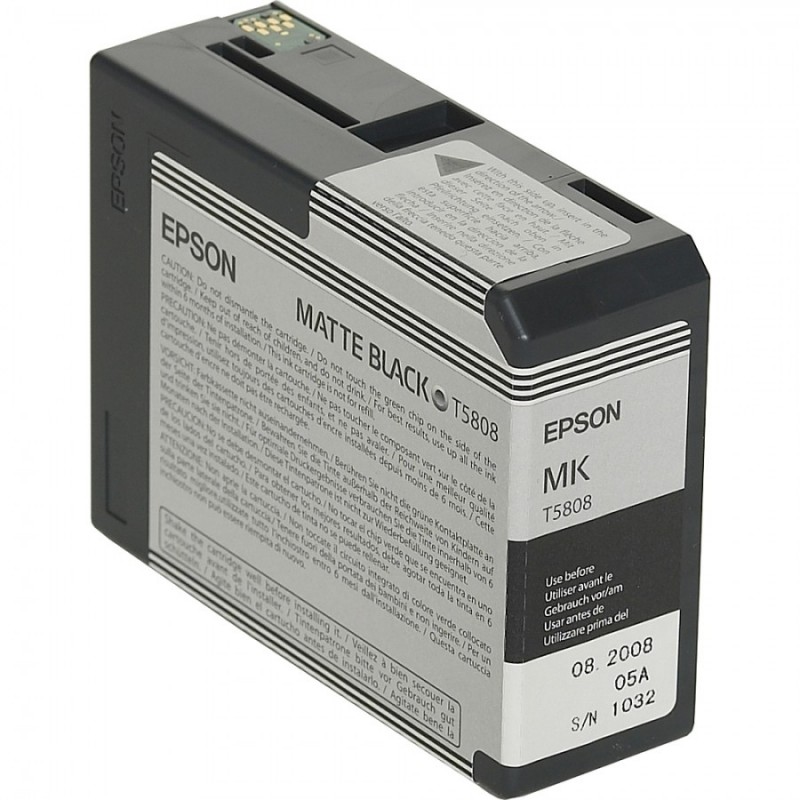 Epson Matt Black (80 ml) for Stylus Pro 3800, C13T580800