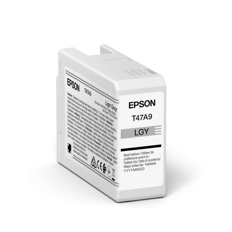 Epson Singlepack Light Gray T47A9 UltraChrome Pro 10 ink 50ml, C13T47A900