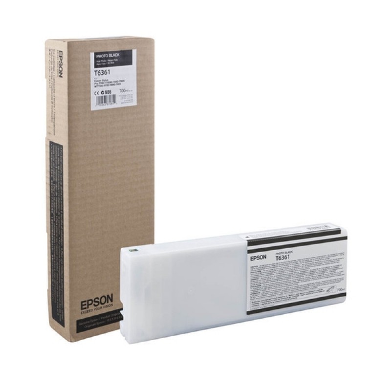 Epson T636 Ink Cartridge Photo Black 700 ml, C13T636100