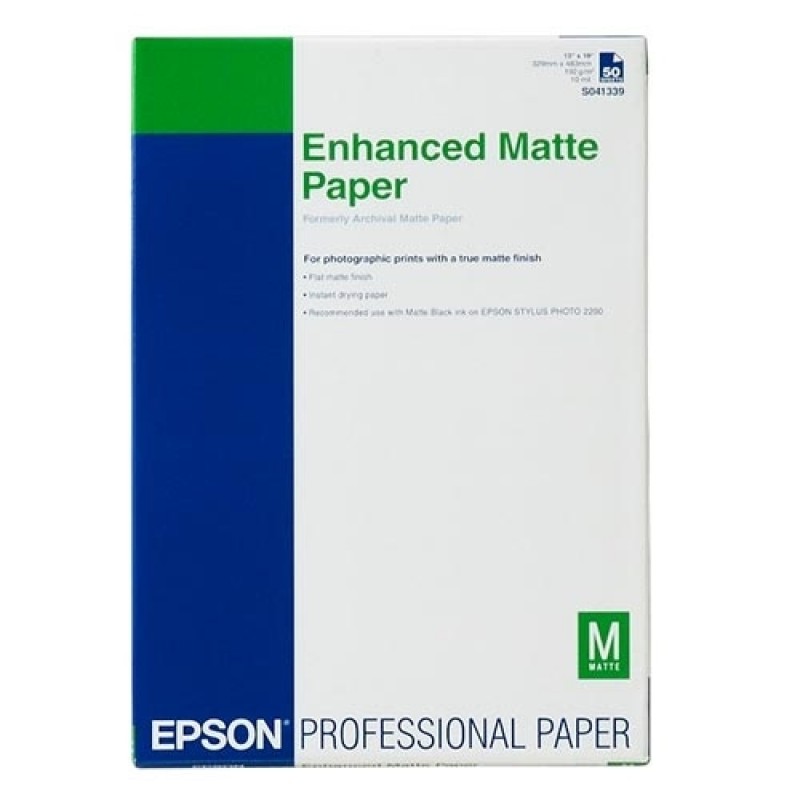 Epson Enhanced Matte Paper, DIN A2, 192 g/m2, 50 Blatt, C13S042095