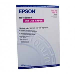 Epson Photo Quality Ink Jet Paper, DIN A3+, 104g/m2, 100 Blatt