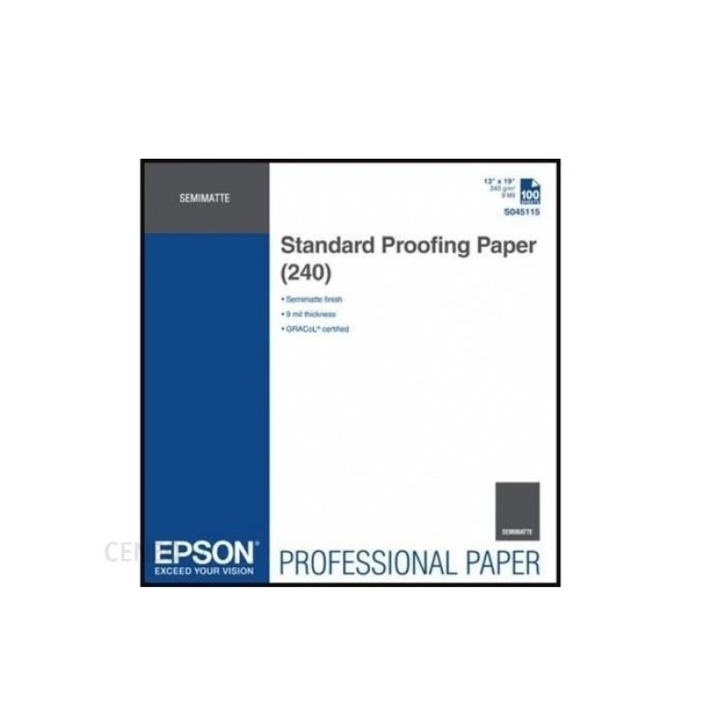 Epson Standard Proofing Paper, DIN A3+, 100 Sheets, C13S045115