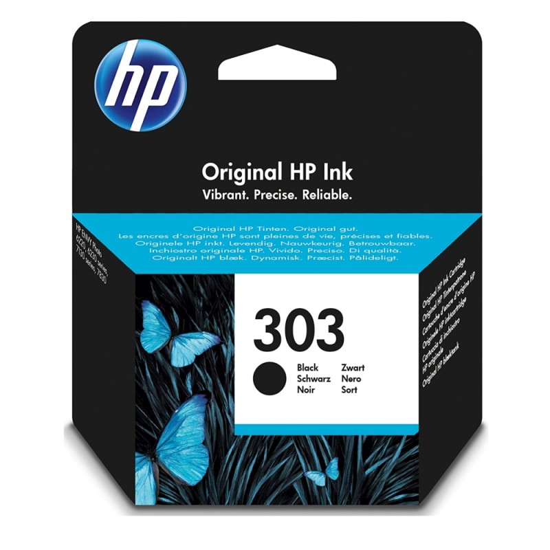 HP 303 Black Original Ink Cartridge, T6N02AE