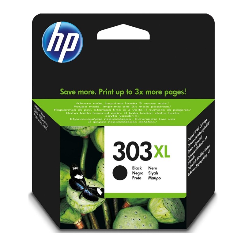 HP 303XL High Yield Black Original Ink Cartridge, T6N04AE