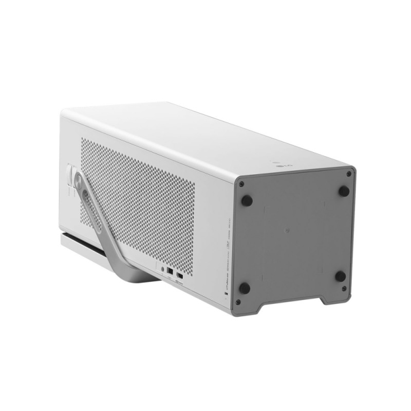 LG HU80KSW 4K UHD Laser CineBeam Projector, 4K UHD Resolution 3840 x 2160, HDR10, 150 000:1, 2500 Lumens, HDMI, USB, Remote Control
