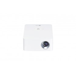 LG PH30JG Portable MiniBeam Projector w/ up to 4 hour battery life, RGB LED, HD (1280x720), 100 000:1, 250 ANSI Lumens, HDMI, MHL, WiDi, USB-A, USB Type-C, Speaker, White