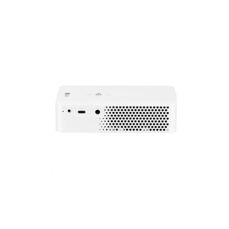 LG PH30JG Portable MiniBeam Projector w/ up to 4 hour battery life, RGB LED, HD (1280x720), 100 000:1, 250 ANSI Lumens, HDMI, MHL, WiDi
