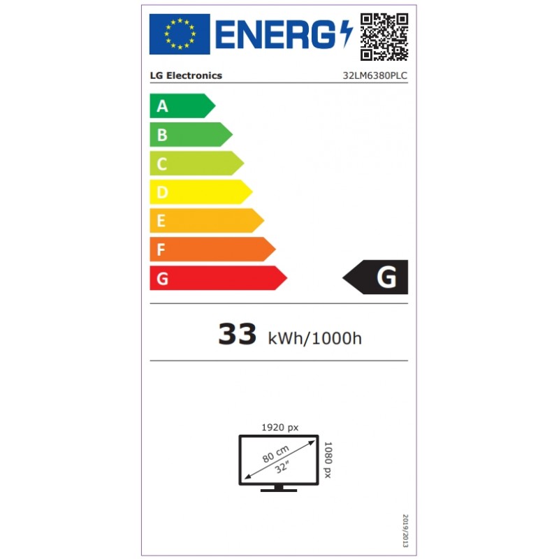 LG 32LM6380PLC, 32 LED Full HD TV, 1920x1080, DVB-T2/C/S2, webOS Smart, Virtual surround Plus, Dolby Audio, WiFi, Active HDR, HDMI