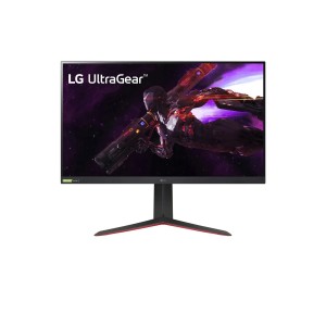 LG 32GP850-B, 32" 16:9 UltraGear Gaming, Nano IPS 1ms, QHD (2560x1440) AG, NVIDIA G-SYNC, AMD FreeSync, 165Hz, DCI-P3 98%, 1000:1, 350cd/m2, HDR 10, Adaptive-Sync, HDMI, DisplayPort, USB (1up/2down), Height, Tilt, Pivot, Headphone Out, Black