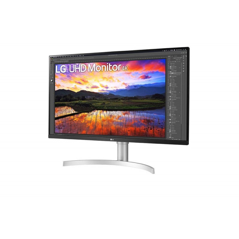 LG 32UN650-W, 31.5 UltraFine UHD LED AG, IPS, DCI-P3 95%, 5ms, 350 cd/m2, 1000:1, 3840x2160, HDR 10, HDMI, DisplayPort, Radeon FreeSync