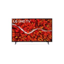 LG 50UP80003LA, 50'' 4K IPS UltraHD TV 3840 x 2160, DVB-T2/C/S2, webOS Smart TV, ThinQ AI, Quad Core 4K, WiFi 802.11ac, HDR10, HLG, ALLM/HGiG,  AI Sound, Voice Controll, Wi-Di, Miracast / AirPlay 2,  HDMI, CI, LAN, USB, BT, 2 pole Stand, Dark Gray