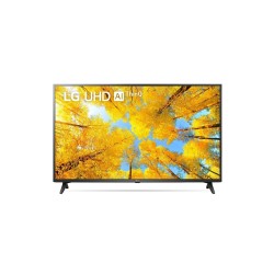 LG 65UQ75003LF, 65" 4K UltraHD TV 3840 x 2160, DVB-T2/C/S2, webOS Smart TV, ThinQ AI, a5 Gen5 AI-processor, WiFi 802.11ac, HDR10 pro, HLG, AI Sound, Voice Controll, Miracast / AirPlay 2, HDMI, CI, LAN, USB, Bluetooth, 2 pole Stand, Dark Gray