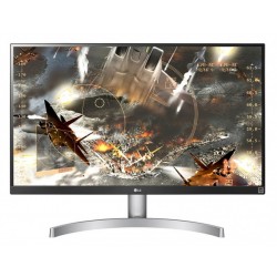 LG 27UL600-W, 27" Wide LED, IPS Panel Anti-Glare, sRGB 99%, Cinema Screen, 5ms, 1000:1, Mega DFC, 350 cd/m2, 3840x2160, VESA DisplayHDR 400, HDMI, DisplayPort, FreeSync, Headphone out, Tilt, Black