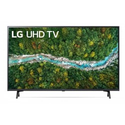 LG 43UP76703LB, 43" 4K UltraHD 3840 x 2160, DVB-T2/C/S2, webOS Smart TV, ThinQ AI, a5 AI Processor 4K, WiFi, HDR10 Pro, Filmmaker mode, HLG Pro, HGiG, AI ThinQ, Clear Voice, Wi-Di, Miracast/AirPlay,  HDMI, CI, LAN, USB, BT, Black