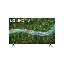 LG 43UP77003LB, 43" 4K IPS UltraHD TV 3840 x 2160, DVB-T2/C/S2, webOS Smart TV, ThinQ AI, Quad Core Processor 4K, WiFi 802.11ac, HDR10, HLG, AI Sound, Voice Controll, Miracast / AirPlay 2,  HDMI, CI, LAN, USB, Bluetooth, 2 pole Stand, Dark Gray